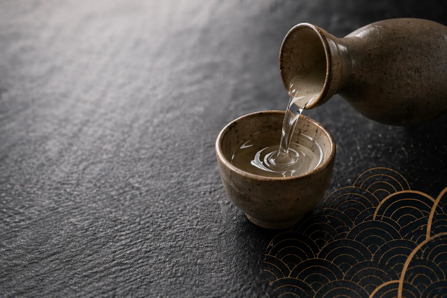 Traditional sake brewing