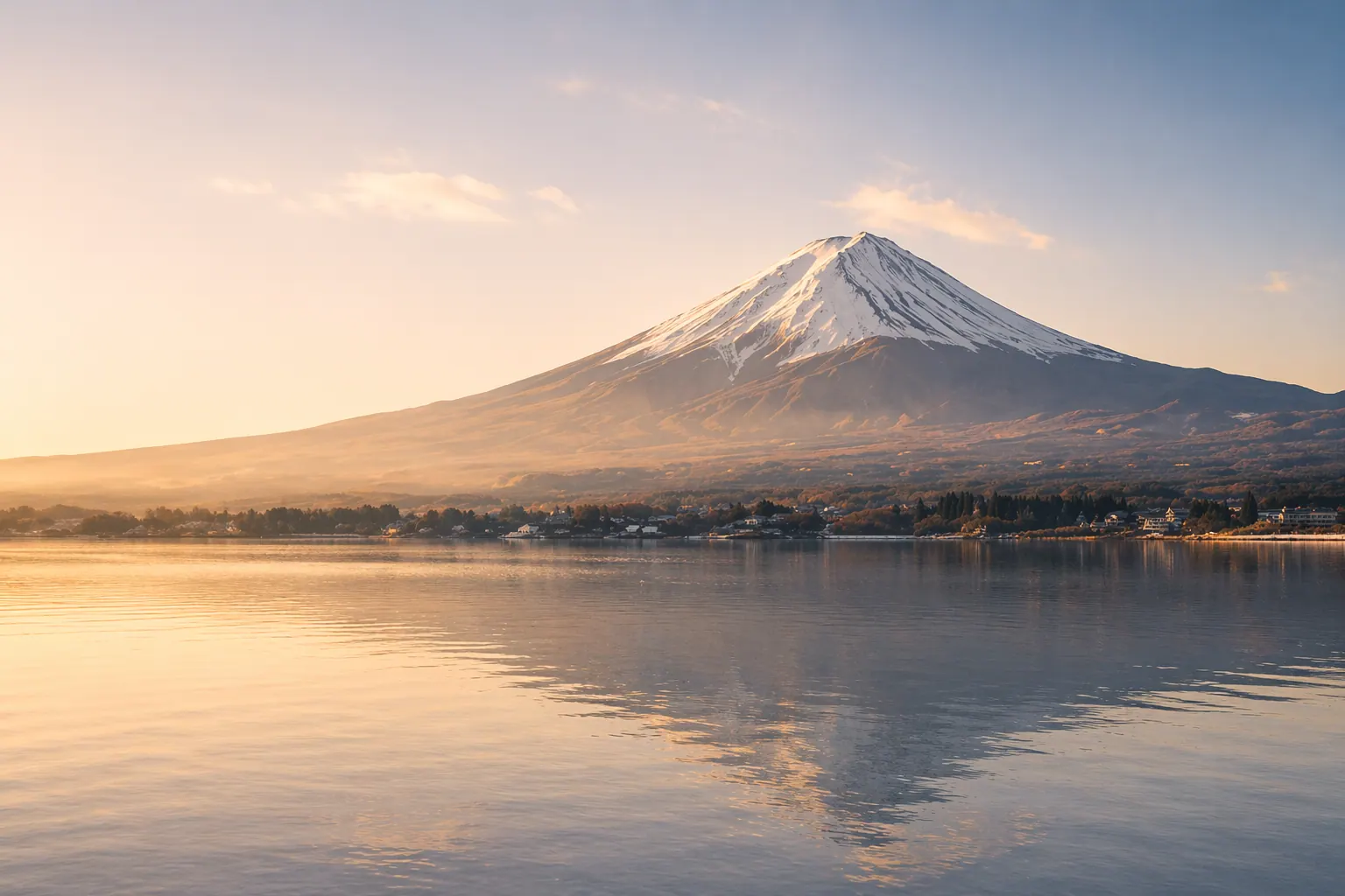 Mt. Fuji at sunrise